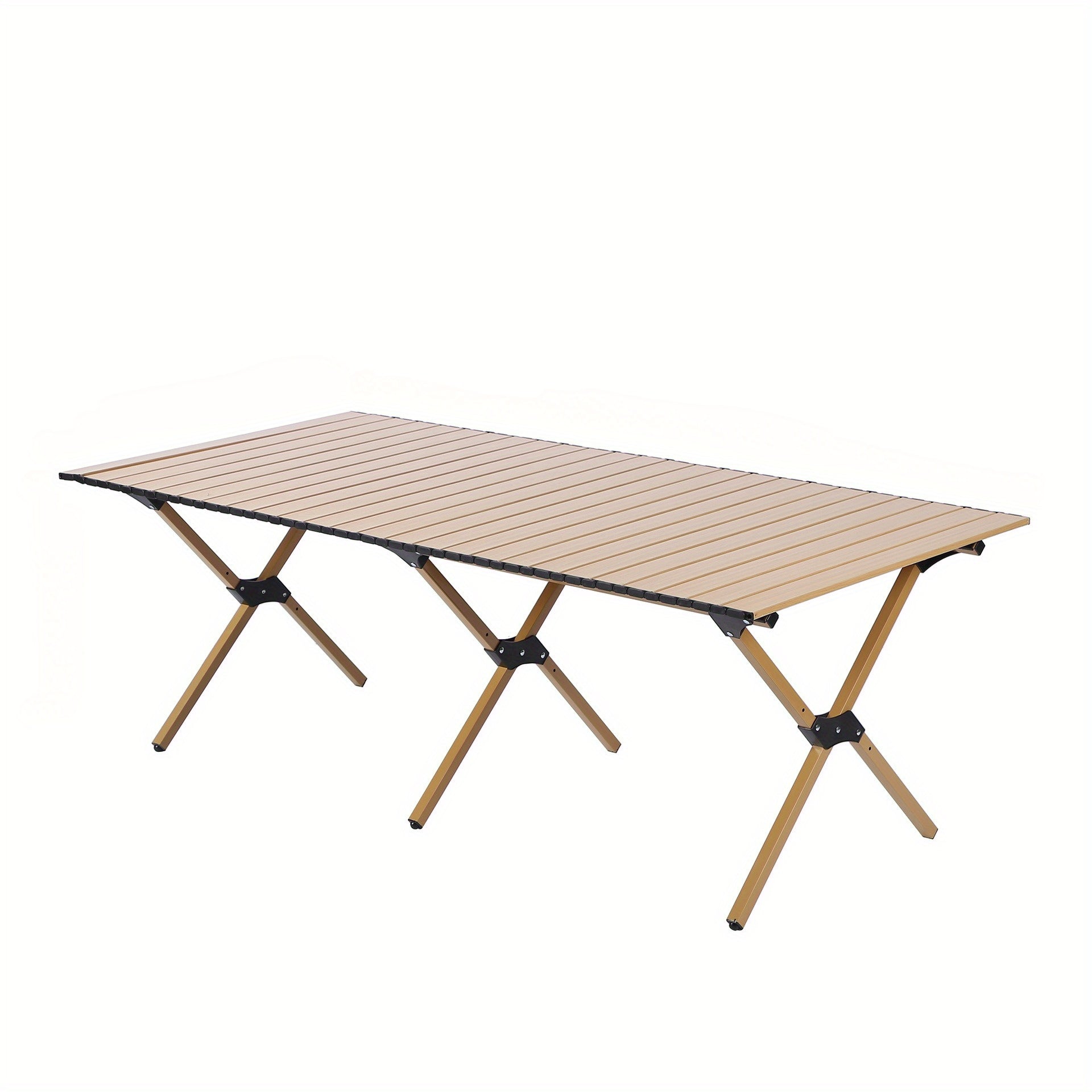 Portable Camping Large Folding Egg Roll Table, Beach Table, Courtyard Barbecue Party Table, Suitable for Use in All Four Seasons, Portable Table for Camping, Courtyard, Park and Living Room, A Festival Gift for Family and Friends