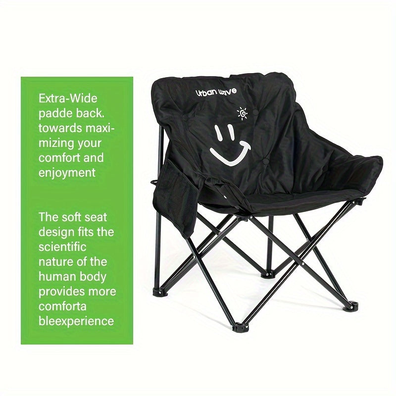 Ultra-Light Portable Camping Chair URBANWAVE Ultra-Light Portable Camping Chair - Compact, Ergonomic, Foldable - with Carry Bag for Hiking