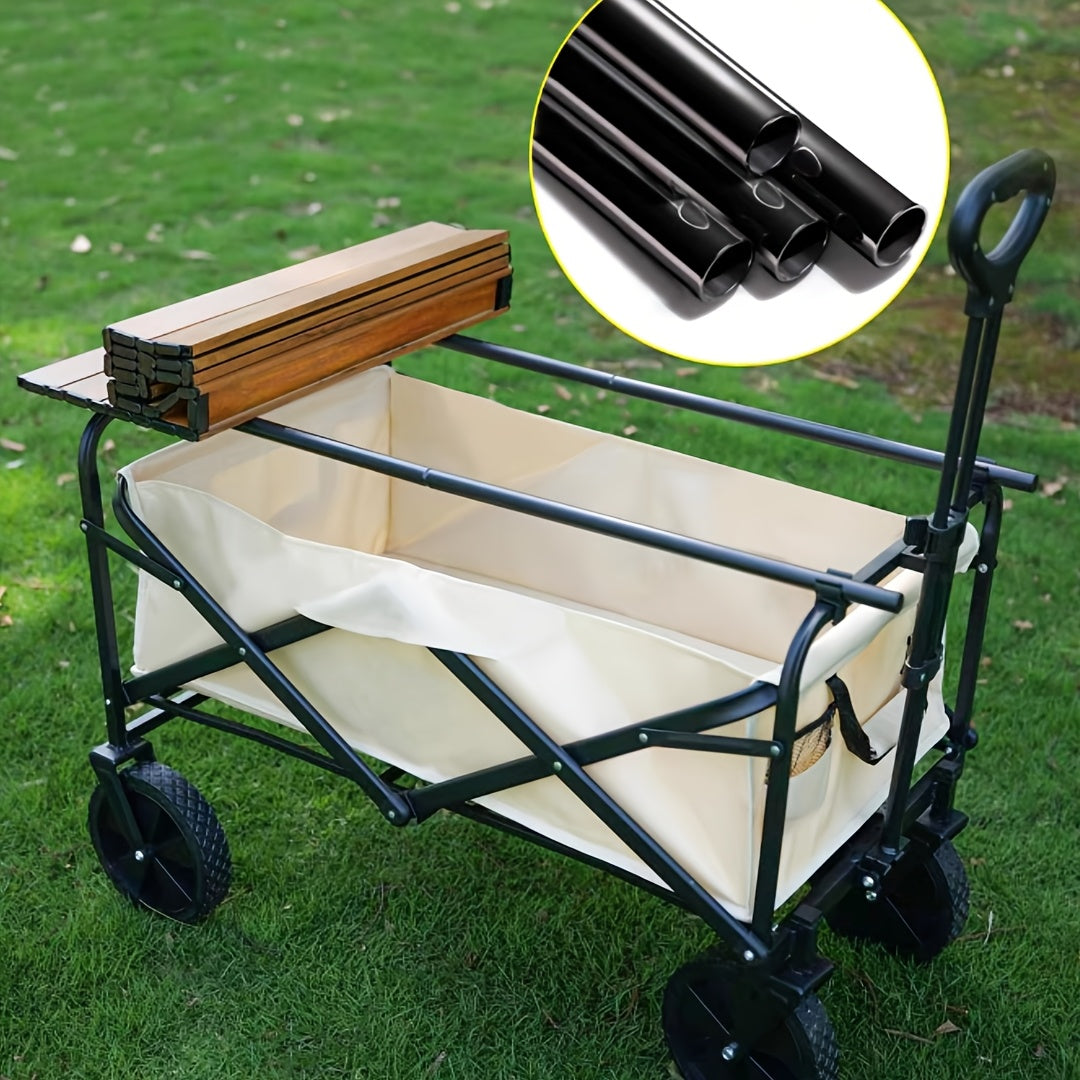 Outdoor Camping Trolley Table, Foldable Camping Dining Table, Campsite Trolley Tabletop, Egg Roll Table, Small Trailer Tabletop, Space-Saving Design, Easy to Install