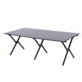 Portable Camping Large Folding Egg Roll Table, Beach Table, Courtyard Barbecue Party Table, Suitable for Use in All Four Seasons, Portable Table for Camping, Courtyard, Park and Living Room, A Festival Gift for Family and Friends