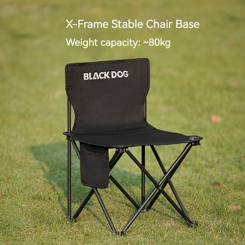 BLACK DOG 5pcs Outdoor Camping Table and Chair Set, Foldable Egg Roll Table and Portable Camping Folding Picnic Chairs, Suitable for Picnics, Fishing, Camping Equipment and Accessories, Portable Camping Table