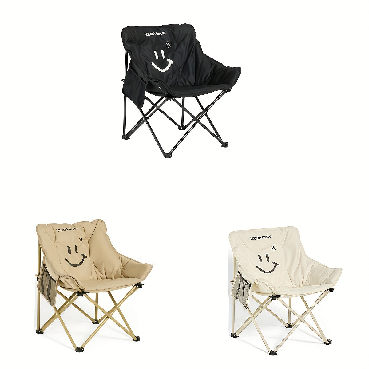 Ultra-Light Portable Camping Chair URBANWAVE Ultra-Light Portable Camping Chair - Compact, Ergonomic, Foldable - with Carry Bag for Hiking