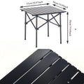 Portable Stainless Steel Folding Table with Storage Bag, Camping BBQ Folding Table, Barbecue Picnic Table, Minimalist Style, Sturdy and Easy to Use, Portable Camping Equipment, Outdoor Picnic, Suitable for Camping and Barbecues, Load Capacity